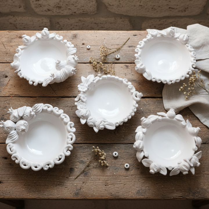 Ceramic bowls without shells