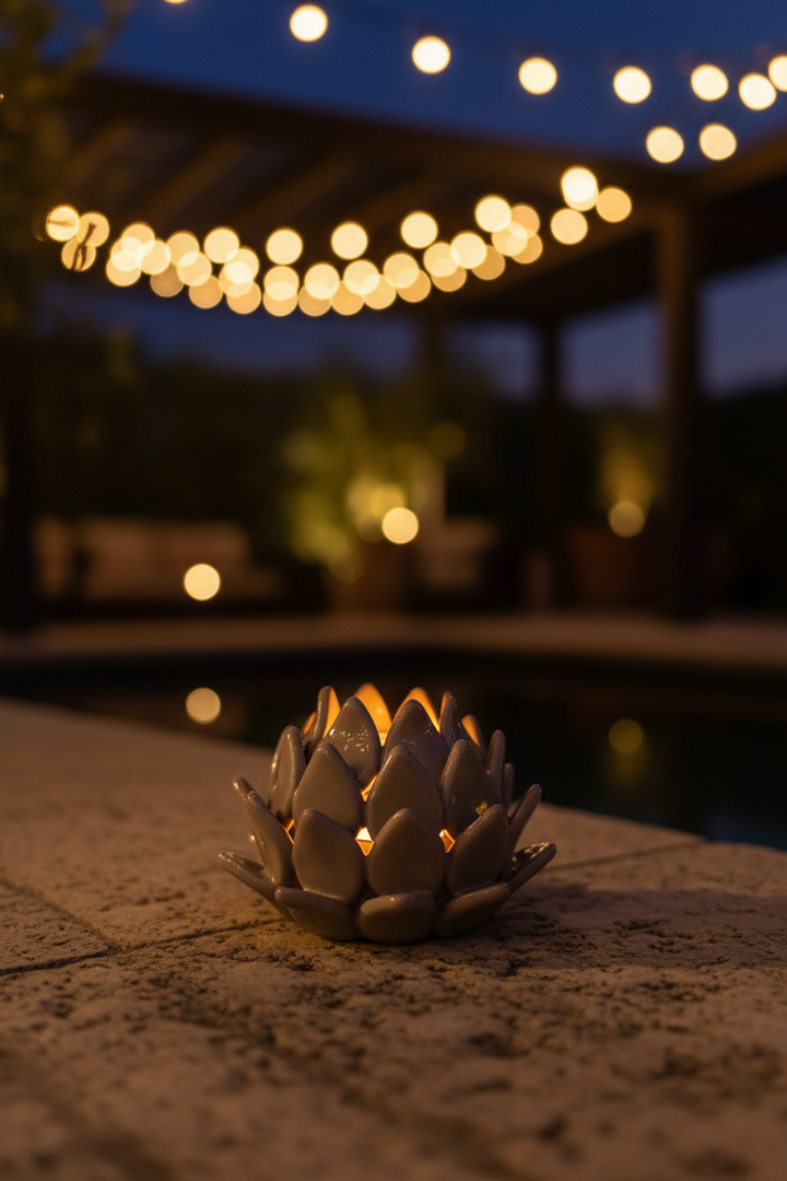 Lumino grigio – colore ceramica visibile