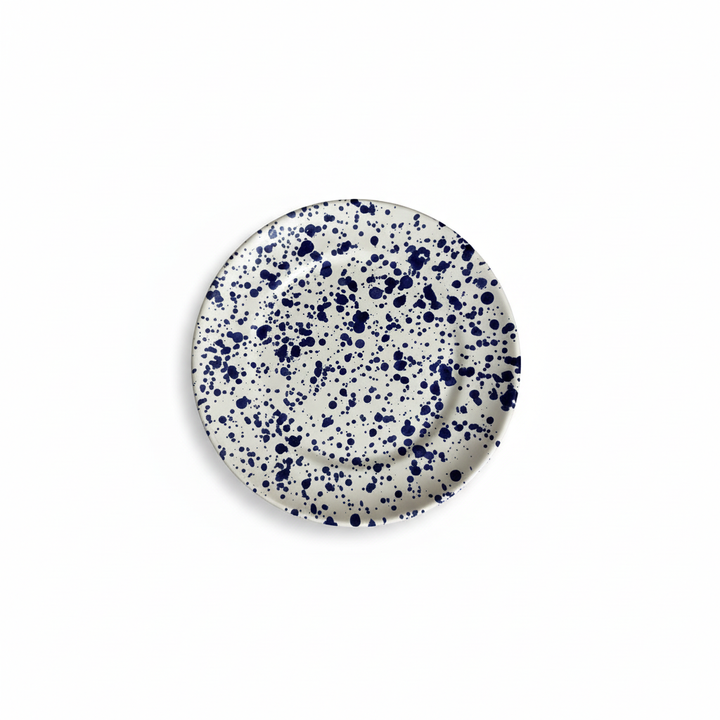 Piatto blu - sfondo bianco