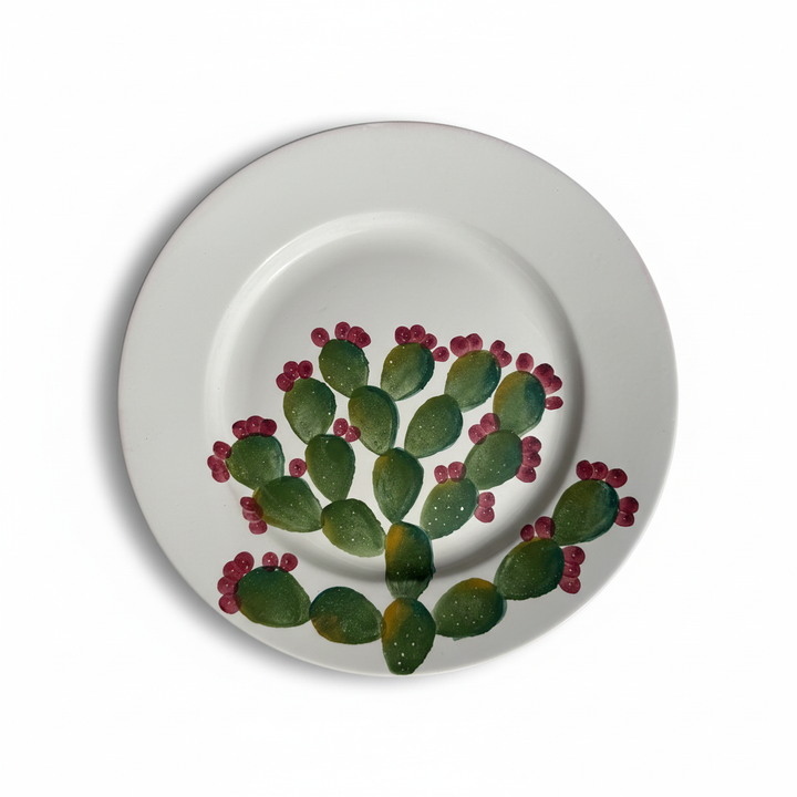 Piatto fondo ceramica sfondo bianco